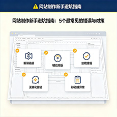 奎屯建站-网站制作新手避坑指南：5个最常见的错误与对策