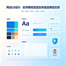 伊犁建站-网站UI设计:如何用视觉语言传递品牌信任感