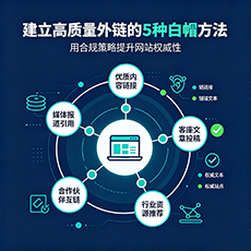 伊犁建站-建立高质量外链的5种白帽方法